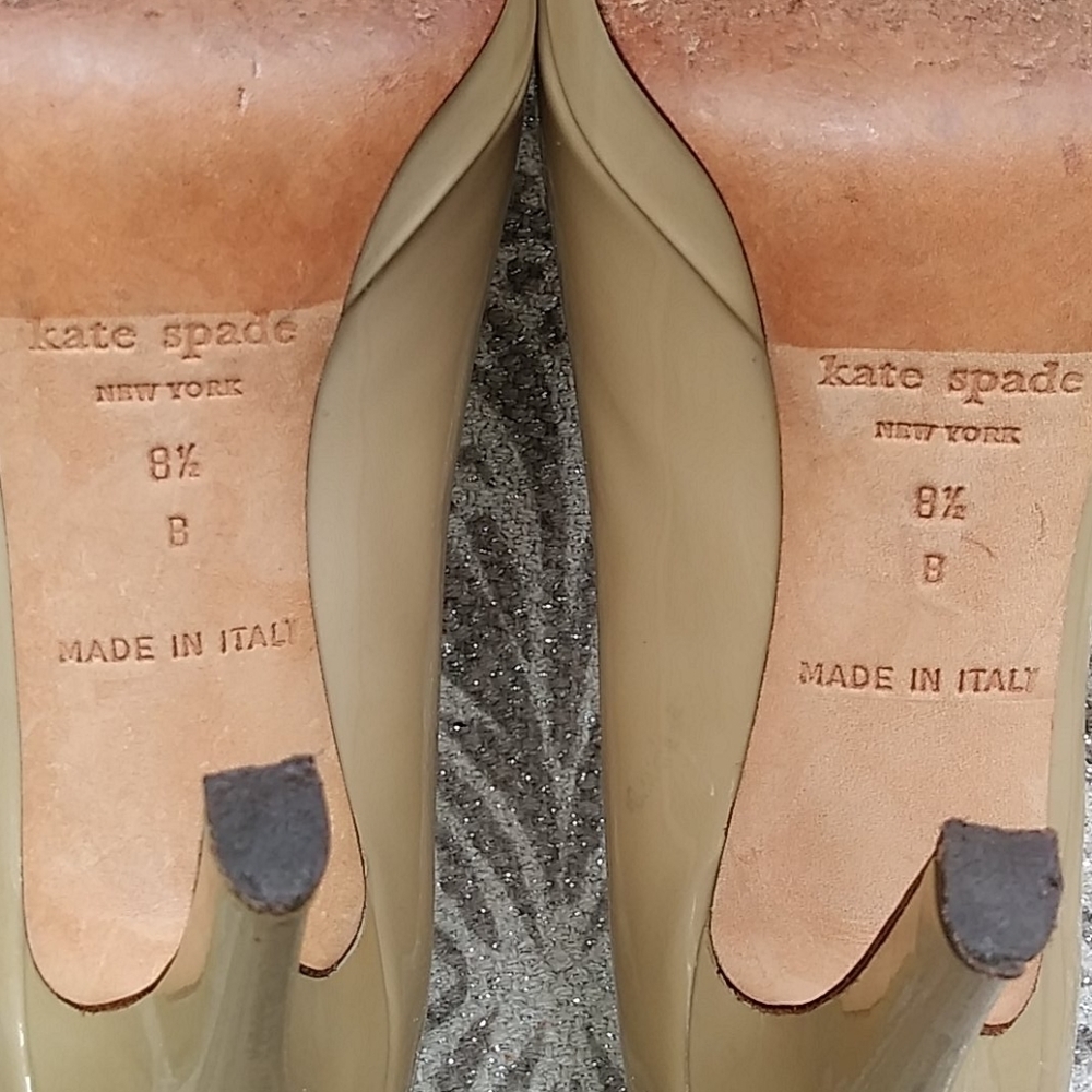Kate Spade Kendra Round Toe Nude Platform Pumps - Picture 8 of 8